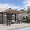 Outsunny 10' x 13' Outdoor Retractable Pergola Canopy, Aluminum Patio Pergola, Backyard Shade Shelter for Porch Party, Garden, Grill Gazebo, Brown W2225141363