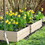 Outsunny Wooden Raised Garden Bed Kit, Elevated Planter Box with Bed Liner for Backyard, Patio to Grow Vegetables, Herbs, and Flowers, 4' x 4' x 12" W2225141372