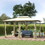 Outsunny 10' x 13' Patio Gazebo, Outdoor Gazebo Canopy Shelter with Curtains, Vented Roof, All-Weather Steel Frame, for Garden, Lawn, Backyard and Deck, Cream White W2225141418