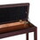 HOMCOM Piano Bench, Duet Piano Chair with Faux Leather Padded Cushion and Wooden Frame, Button Tufted Keyboard Bench, Brown W2225141448