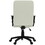 Vinsetto Fabric Office Chair, Computer Desk Chair, Swivel Task Chair with Arms, Adjustable Height, Swivel Wheels, Mid Back, Cream White W2225141491