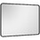 HOMCOM 40 x 30 inch Wall Mirror, Aluminum Frame Rectangular Wall Mirrors Decorative Mirror, 5-Layer Float Technology Mirror for Home Decor, Bathroom, Corner Hangs (Horizontal/Vertical) W2225142068