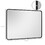 HOMCOM 40 x 30 inch Wall Mirror, Aluminum Frame Rectangular Wall Mirrors Decorative Mirror, 5-Layer Float Technology Mirror for Home Decor, Bathroom, Corner Hangs (Horizontal/Vertical) W2225142068