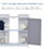 kleankin Pedestal Sink Storage Cabinet, Vanity Base Cabinet, Under Sink Bathroom Cabinet with U-shape Cut-Out and Adjustable Internal Shelf, White and Gray W2225142076