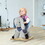 Qaba Kids Ride-on Rocking Horse Toy Bunny Rocker with Fun Play Music & Soft Plush Fabric for Children 18-36 Months W2225142254