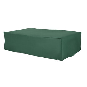 Outsunny 97" x 65" x 26" Heavy Duty Outdoor Sectional Sofa Cover, Waterproof Patio Furniture Cover for Weather Protection, Dark Green W2225142543