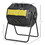 Outsunny Tumbling Compost Bin Outdoor 360&#176; Dual Chamber Rotating Composter 43 Gallon, Yellow W2225142616