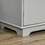 HOMCOM Sideboard Buffet Cabinet with Drawers, Kitchen Cabinet, Coffee Bar Cabinet with Rubberwood Top and Adjustable Shelves for Living Room, Kitchen, Gray W2225142655