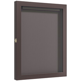28" x 35" UV-Resistant Sports Jersey Frame Display Case, Brown W2225P155203