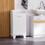 31" Tilt Out Laundry Hamper, Free Standing Home Organizer Hamper, Bathroom Storage Cabinet, White W2225P155593