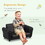 Kids Sofa Set with Footstool for Toddlers and Babies, Kids Couch for Playroom, Nursery, Living Room, Bedroom Furniture, Black W2225P155609