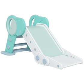 Toddler Slide, Indoor Foldable Kids Slide for Boys Girls 1.5-3 Years Old, Green W2225P155618