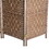 HOMCOM 6' Tall Wicker Weave 4 Panel Room Divider Privacy Screen - Natural W2225P156071