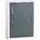 kleankin Bathroom Medicine Cabinet with Shelves Inside & on Door, Locking Medical Cabinet for Child & Pet Safety, First Aid Bathroom Wall Cabinet, White and Grey W2225P156113