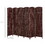 HOMCOM 6' Tall Wicker Weave 6 Panel Room Divider Privacy Screen - Brown W2225P157928