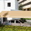 Outsunny 10' x 20' Carport Replacement Top Canopy Cover, Waterproof and UV Protected Garage Car Port Cover with Ball Bungee Cords, Beige (Only Cover) W2225P164107