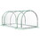 Outsunny Mini Greenhouse, Waterproof Cloche Cold Frame, 7' L x 3' W x 2.5' H Portable Hot House, 4 Zippered Doors, Green W2225P164115