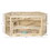 PawHut Wooden Large Hamster Cage Small Animal Exercise Play House 3 Tier with Tray, Seesaws, Water Bottle, Activity Center, Natural W2225P166267