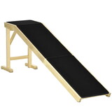 PawHut Dog Ramp for Bed, Pet Ramp for Dogs with Non-Slip Carpet and Top Platform, 74