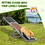 PawHut Wooden Dog Agility Seesaw for Training and Exercise, Platform Equipment Run Game Toy, Weather Resistant Pet Supplies, 71" L x 12" W x 12" H, Gray W2225P166278