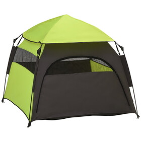 PawHut Pop Up Dog Tent for Extra Large and Large Dogs, Portable Pet Camping Tent with Carrying Bag for Beach, Backyard, Home, Green W2225P166302