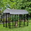 PawHut 8' x 4' x 6' Dog Playpen Outdoor, Dog Kennel Dog Exercise Pen with Lockable Door, Water-resistant Canopy, for Medium and Large Dogs W2225P166319