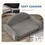 PawHut Raised Dog Sofa, Elevated Pet Sofa for Small and Medium Dogs, with Soft Cushion, Removable Cover, Anti-Slip Pads, Gray W2225P166426