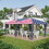 Outsunny 10' x 20' Pop Up Canopy Tent with Netting, Heavy Duty Instant Sun Shelter, Large Tents for Parties with Carry Bag for Outdoor, Garden, Patio, American Flag W2225P172514