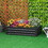 Outsunny Raised Garden Bed, 4' x 2' x 1' Galvanized Planter Box Raised Bed for Vegetables, Flowers, Plants and Herbs, Gray W2225P172556