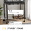 PawHut Double Stackable Bird Cage with Stand, Wooden Swing, Rope Ladder & Wheels for Canaries, Lovebirds Finches, Budgie Cage with Storage Shelf, Removable Tray, Wooden Perches & Food Containers