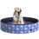 PawHut Foldable Pet Swimming Pool, Portable Dog Bathing Tub, 12" x 55" Plastic Large Dog Pool for Outdoor Dogs and Cats, Blue