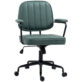 Vinsetto Home Office Chair with Adjustable Height and Tilt, Green W2225P173828