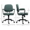 Vinsetto Home Office Chair with Adjustable Height and Tilt, Green