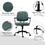 Vinsetto Home Office Chair with Adjustable Height and Tilt, Green