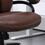 Vinsetto Heavy Duty PU Leather Office Chair Hold up to 400lb, Brown