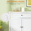 HOMCOM Sideboard Buffet Cabinet, Modern Kitchen Cabinet with 2 Drawers and Adjustable Shelves, Coffee Bar Cabinet, White W2225P173873