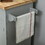HOMCOM Kitchen Island on Wheels, Rolling Cart with Rubberwood Top, Spice Rack, Towel Rack and Drawers for Dining Room, Grey
