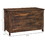 HOMCOM 29.9" Storage Chest w/ 2 Safety Hinges, Wooden Box, Rustic Brown