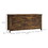 HOMCOM 39.4" Storage Chest w/ 2 Safety Hinges, Wooden Box, Rustic Brown