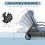 Outsunny Wicker Outdoor Chaise Lounge, 5-Level Adjustable Backrest PE Rattan Pool Lounge Chair with Wheels, Cushion & Headrest, Mixed Gray and Gray