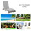 Outsunny Chaise Lounge Pool Chair, Outdoor PE Rattan Cushioned Patio Sun Lounger w/ 5-Level Adjustable Backrest & Wheels for Easy Movement, Wicker, Mixed Gray