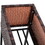 Outsunny Raised Garden Bed, Elevated Planter Box with Rattan Wicker Look, Tool Storage Shelf, Portable Design for Herbs, Vegetables, Flowers, Brown