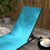 Outsunny Outdoor Chaise Lounge, 2 Piece Lounge Chair with Wheels, Tanning Chair with 5 Adjustable Positions for Patio, Beach, Yard, Pool, Blue