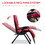 Outsunny Zero Gravity Chair, Folding Reclining Lounge Chair with Padded Cushion, Side Tray for Indoor and Outdoor, Supports up to 264 lbs., Red