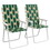 Outsunny Set of 2 Patio Folding Chairs, Classic Outdoor Camping Chairs, Portable Lawn Chairs for Camping, Garden, Pool, Beach, Backyard w/ Armrests, Green