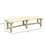 Outsunny Wooden Garden Bench, Semicircular Round Outdoor Tree Bench, Wrap Around Park Bench for Yard, Patio, Deck, Lawn, Natural