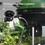 Outsunny 21" Kettle Charcoal BBQ Grill Trolley with 360 sq.in. Cooking Area, Outdoor Barbecue with Shelf, Wheels, ash Catcher and Built-in Thermometer for Patio, Backyard Party, Green