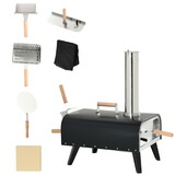 Outsunny Outdoor Pizza Oven with 12