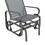 Outsunny Outdoor Glider Chair, Gliders for Outside Patio with Smooth Rocking Mechanism and Lightweight Construction for Backyard, Gray