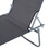 Outsunny Outdoor Lounge Chair, Adjustable Folding Chaise Lounge, Tanning Chair with Sun Shade for Beach, Camping, Hiking, Backyard, Gray